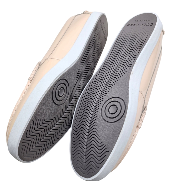 Cole Haan Women's NWOT Pink Leather Patent Moccasin-Style Loafers Size 11B - Picture 6 of 6